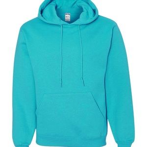 New Jerzees NuBlend Hoodie 2XL 50”-52” Scuba Blue 50/50